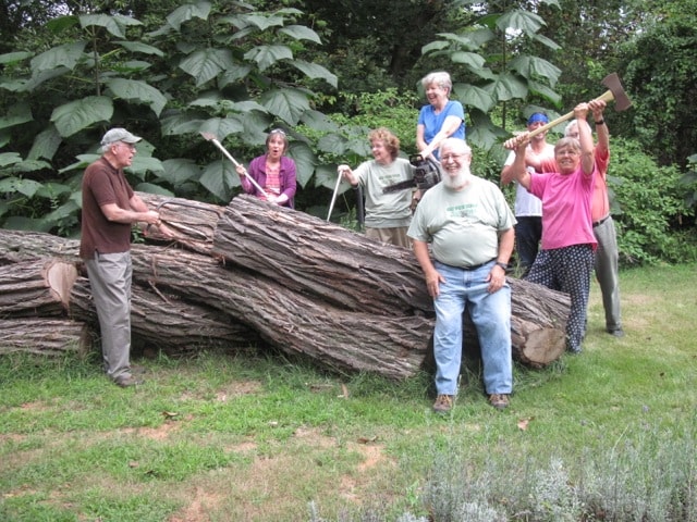 Volunteers at Old Pine Farm